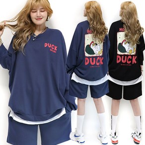 현이네 ] DUCK 레이어드 긴팔 세트 4컬러 / 4XL 까지 착용