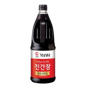 청정원 햇살담은 두번달여 더진한 진간장 (1.7L)