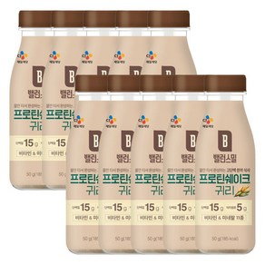 밸런스밀 귀리 프로틴 쉐이크 식사대용 선식, 50g, 10개