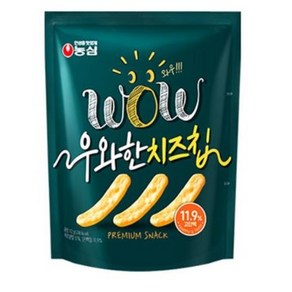 농심 우와한 치즈칩, 42g, 3개