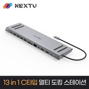 이지넷유비쿼터스 13 in 1 Type-C 멀티 도킹 스테이션 NEXT-1301DS-PD