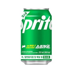 스프라이트 업소용 can, 355ml, 24개