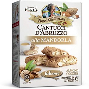 Cantucci D'Abuzzo Biscotti Mini's Fagant biscui Cantucci D'Abuzzo Biscotti Mini는 이탈리아 제과 전통의 향긋한, 1개, 294.83g