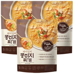 아워홈 돼지김치 콩비지찌개 300g 간편식, 3개