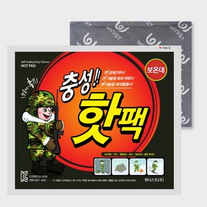 충성핫팩 대용량 140g, 100개