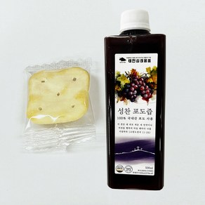 t.h 무교병&성찬포도즙 (50인용 - 무교병 50개와 포도즙 1병 입니다), 500ml, 1개