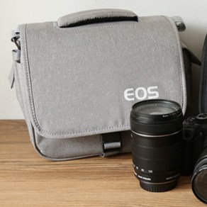 감성스터프 EOS 캐논 DSLR 기본 스트랩 카메라가방, 1개, 라이트그레이, 대