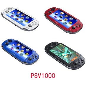 전문 리퍼브 PSVITA 1000 휴대용 게임 콘솔 PS Vita 잠금 해제 PKGJ 및 Adrenaline 설치 5 인치 OLED