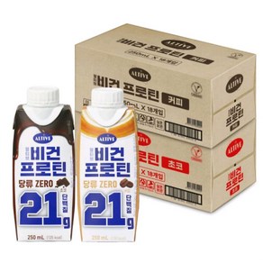 골든싸이]얼티브비건_프로틴 250ml 2종 12개 커피6개 초코6개