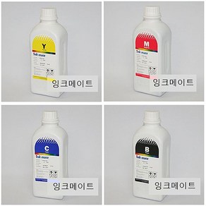 잉크메이트 엡손 L110 L210 L300 L350 L555 1kg 잉크젯 리필 호환 완제품 대용량 교체 재생 복사기 인쇄 잉, 상품선택, 파랑, 1개