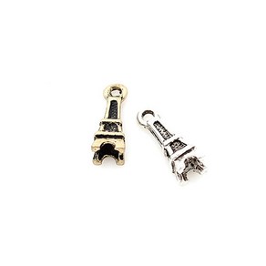 비즈아이 [7183-03]메탈펜던트 엔틱에펠탑 5x11mm 1개