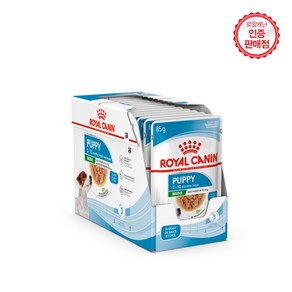 로얄캐닌 독 미니 퍼피 습식 파우치 85g 12팩, 12개
