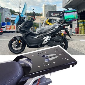 한솜 ADV125 캐리어 KR KWIN125 알존 캐리어 탑박스 브라켓, 1개