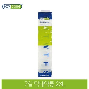 미국 이지도즈 7일 막대약통 2XL 투명 67198, 1개