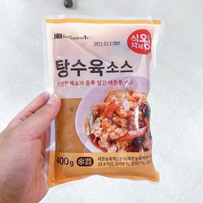 식자재왕 레몬풍 탕수육소스 400g, 아이스팩 포장, 1개