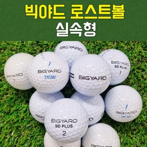 빅야드 로스트볼 화이트 실속형 30개, 1세트, 30개입