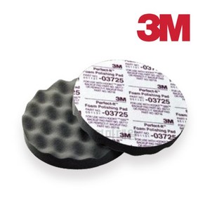 3M 스펀지패드 8인치 3725(검정색), 1개