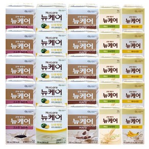 뉴케어 구수한맛(미니)+바나나(미니)+검은깨+단호박맛+커피맛, 25개, 200ml