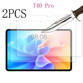 태블릿 강화 유리 보호 스크린 보호대 Teclast T40 프로 10.4 인치 2 개, 01 Teclast T40po 2PCS