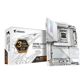 GIGABYTE X870E AORUS PRO ICE 제이씨현 메인보드