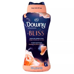 [Downy] 다우니 데오도라이저 인퓨전 앰버 & 로즈 680g 대용량 아로마쥬얼 향기 부스터 퍼퓸쥬얼 알갱이 Downy In-Wash Scented Booster Beads