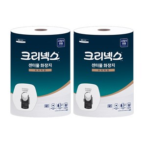 크리넥스 센터풀 점보롤 프리미엄 2겹 800매X3롤X2팩 총 4800매, 2세트, 3롤, 230m