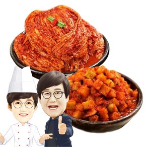 팽현숙 최양락의 맛있는 옛날 포기김치 2kg+깍두기 2kg, 1세트, 4kg