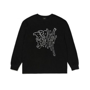 국내매장상품 BROWNBREATH 브라운브레스 롱슬리브 브라운브레스 긴팔티 WARP LONGSLEEVE - BLACK 321347