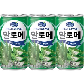 참맑은 알로에 음료 업소용 175ml 30캔 x 3박스 총90캔, 90개