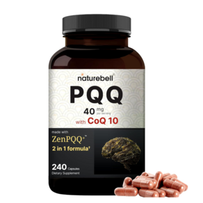 네이처벨 PQQ 캡슐당 20mg 코큐텐 5mg 240캡슐