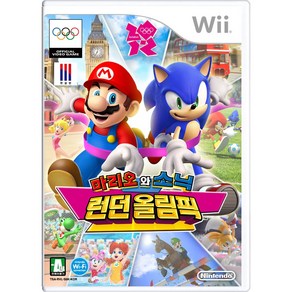 닌텐도 Wii 마리오와 소닉 런던 올림픽 한국 정발 중고품