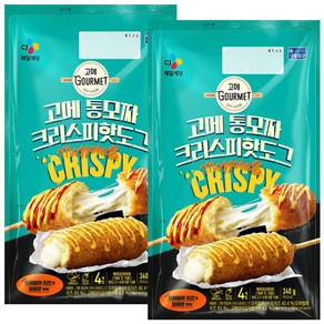 고메 통 모짜렐라 치즈 크리스피 핫도그, 2개, 340g