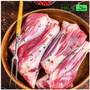 프리미엄 통양뼈사태 냉동 할랄 찜 스튜 슬로우 쿠킹에 최적 호주산 Whole Lamb Shank Pefect fo Slow Cooking and Rich Flavos, 1개, 통양앞뼈사태 1kg