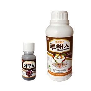 아쿠도 루핸스 고추 오이침지 배추 과채 뿌리 영양제 토양 미생물 비료, 아쿠도+루핸스 set, 1세트