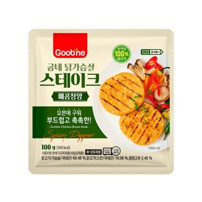 [굽네] 닭가슴살 스테이크 매콤청양 100g, 1개