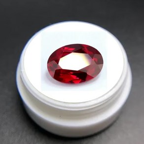 Ruby Billiant Cut 레드 루비 타원형 원석 천연 채광 DIY 주얼리 제작 VVS 보석 10x14mm 4A 127746