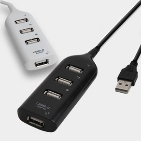 4포트 멀티USB허브 컴퓨터 노트북 USB-4PORTS 벌크