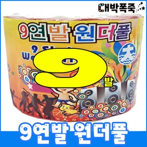 [연발세트] 폭죽불꽃놀이 9연발 원더풀