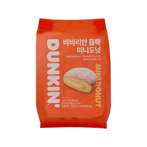 던킨 바바리안 듬뿍 미니도넛250g(25gX10EA)X2봉(20EA), 2개, 250g