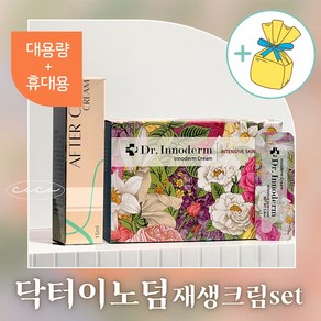 NEW 이노덤 코스메틱 포뮬러 리페어크림 꽃무늬파우치 100g 사은품증정, 1개