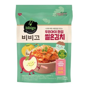 [메가마트]CJ 비비고 우리아이 한입 썰은김치 270g