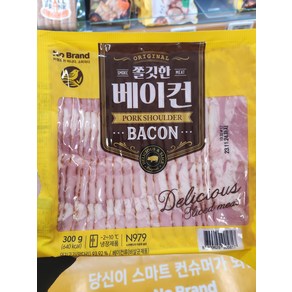 노브랜드 쫄깃한 베이컨 300g 아이스박스+아이스팩, 1개