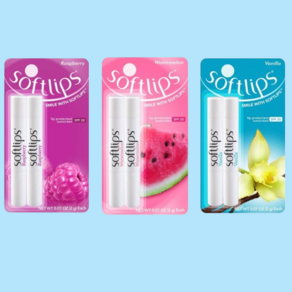 소프트립스 립밤/Softlips Lip Balm 이재용 립밤, 2개, 워터멜론, 2g