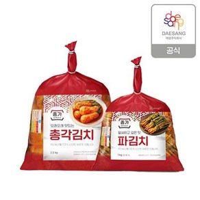 (매장정품) 종가 종가집 총각김치 2.3kg파김치1kg 74621, 1개