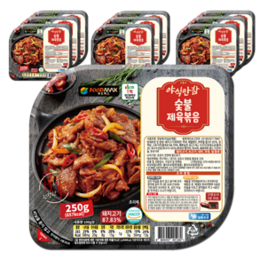 야식만참 숯불제육볶음 250g, 10개