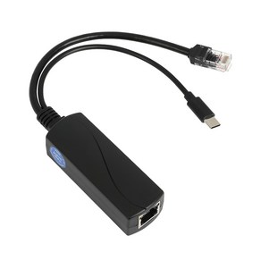 넥시 기가 POE+ 스플리터 PSE A B지원 USB-C전원+데이터분리 NX1416 POE-SP01, 1개