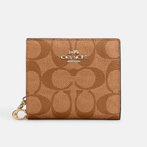 [코치]시그니처 캔버스 스냅 지갑 Snap Wallet In Signatue Canvas (C3309-002)