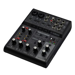 야마하 오디오 믹싱 콘솔 믹서 YAMAHA Audio Mixe, AG06MK2 Black