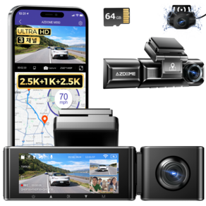 아즈돔 UHD 3채널 4K 블랙박스 M550 WiFi 스마트폰 연동지원