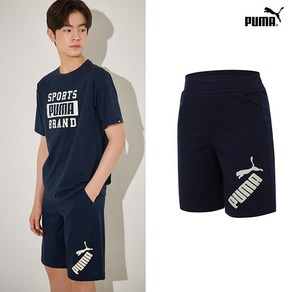 [PUMA] 푸마키즈 데일리 하프팬츠 (네이비)